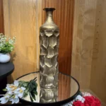 Imported J-Star Antique Gold Metal Vase – 2.2Ft